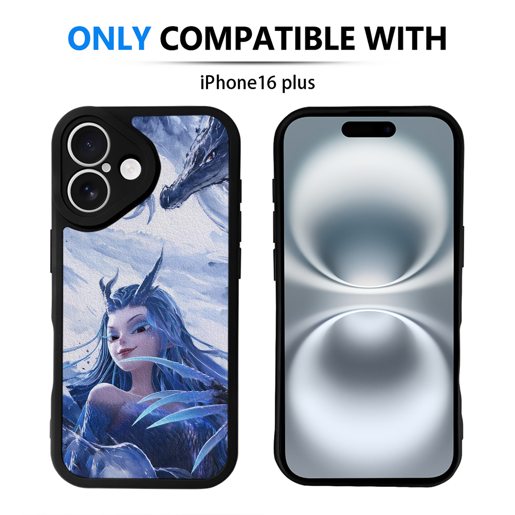 （画像用） Ne Zha 2 ナタ 魔童の大暴れ 【iPhone 16シリーズ対応】シリコンスマホケース（レザー調） 材質：シリコン